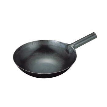 中華鍋 片手 打出 鉄製 山田 ( 山田工業所 ) 42cm (板厚1.2mm)拍卖