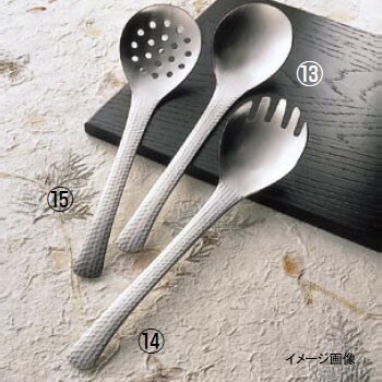 盛り付けスプーン 穴無 嵯峨野 18-8(ステンレス) 213×54拍卖