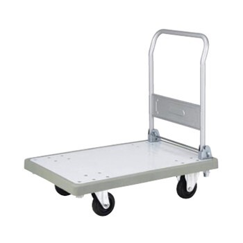 台車 バンパーキャリー 大 (ハンドル折り畳み式) グレー拍卖