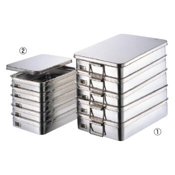 番重 ばんじゅうバット 蓋 特大 18-8(ステンレス) CL拍卖