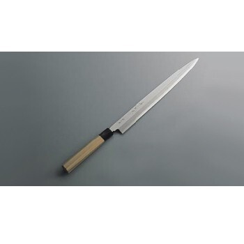 柳刃庖丁 銀三鋼 兼松作 33cm拍卖