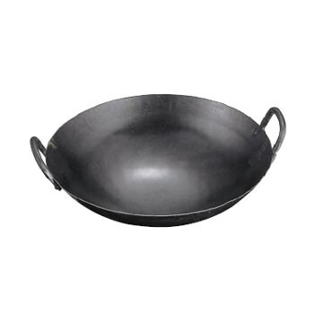 中華鍋 両手 打出 鉄製 山田 ( 山田工業所 ) 60cm (板厚1.6mm)拍卖