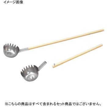 麺ひしゃく 抗菌 角柄用 18-8(ステンレス) KEM18 18cm拍卖