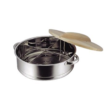 丸型 おでん鍋 18-8(ステンレス) φ340mm (4ッ仕切)拍卖