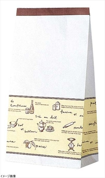 ヘイコー 角底 紙袋 No.8 ティータイム 15.5x9.5x32cm 100枚拍卖