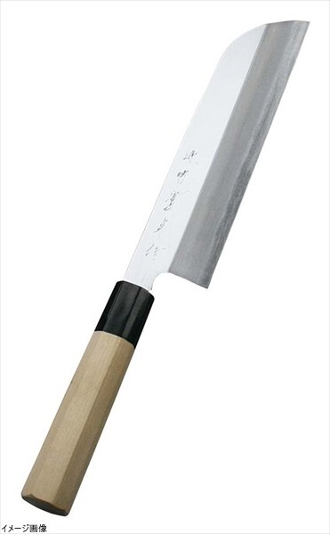 堺實光 紋鍛 鎌薄刃庖丁(片刃) 18cm拍卖