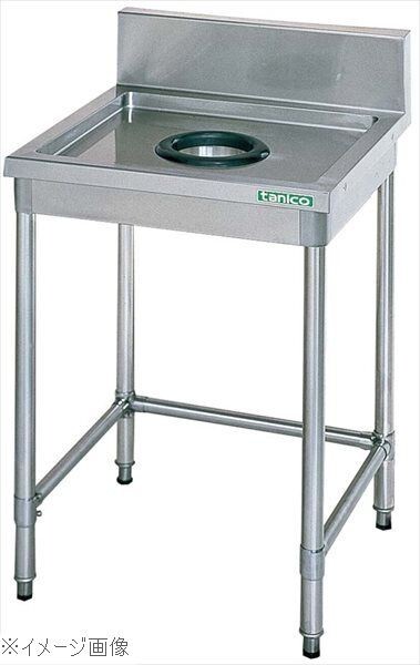 18-0(ステンレス) ダストテーブル(バックガード付)TX-DT-60拍卖