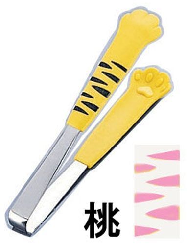 18-0 卓上トング きゃっちだにゃん とら 桃 (BTVD602)拍卖