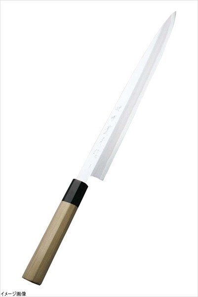 堺實光 紋鍛 刺身庖丁(片刃) 21cm拍卖