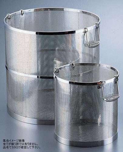 UK18-8 パンチング丸型スープ取りざる 48cm用拍卖