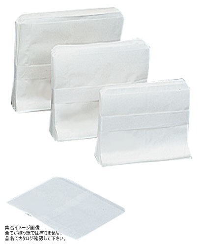 福助 ニュー耐油・耐水紙袋 平袋 (500枚入) F-中拍卖