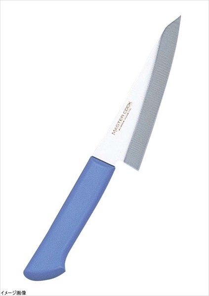 マスターコック 抗菌カラー庖丁 モリブデン・バナジウム鋼 骨スキ庖丁 150mm ブルー MCHK150M拍卖