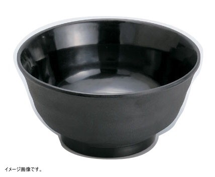 MIN(マイン ) メラミンウェア 黒 どんぶり大 M11-142拍卖