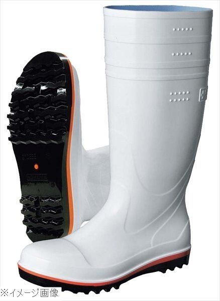 弘進 食品用安全長靴 ハイブリーダーガードHB500 白 29.0cm拍卖