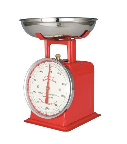 アメリカンキッチンスケール100-061 1kg レッド (BSK8502)拍卖