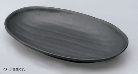 MIN(マイン ) メラミンウェア 黒 小判皿 大 M11-135拍卖