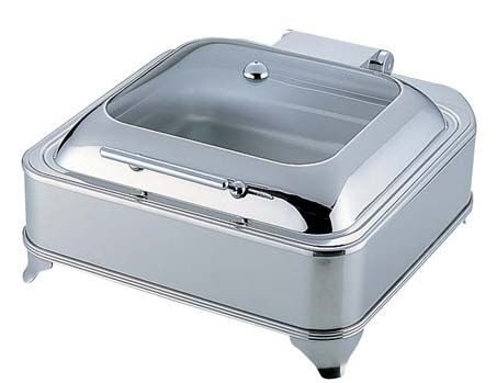 KINGO(キンゴー) 電気角チェーフィングデッシュ (ガラスカバータイプ)D202 (NKV0601)拍卖