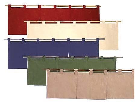 半間のれん 綿麻無地 001-01 生成り (YHV0102)拍卖