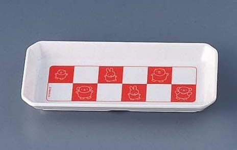 メラミンお子様用弁当シリーズ ミッフィー MAN-050P 長角皿 (RTYO801)拍卖