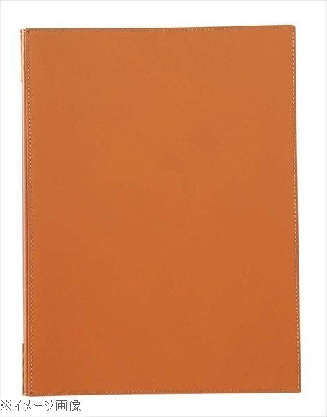 えいむ ピン付革メニューブック LB-661 大 キャメル拍卖