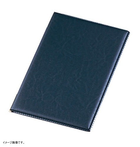 Aim(えいむ) レザータッチメニューブック (中)ブラック LB-402拍卖