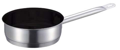 (ステンレス) プロシェフ 片手鍋 浅型 IH 蓋無 テフロン 16cm拍卖