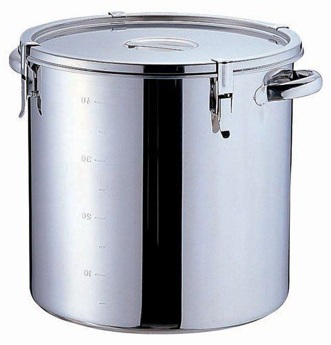 SAモリブデン 目盛付パッキン寸胴鍋 42cm(手付) (AZV7142)拍卖