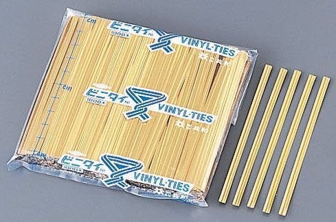 ビニタイ PETカット品(1000本入) 4mm×10cm 金 (XBN0203)拍卖