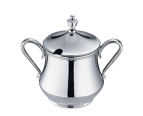 ES 18-8 ダイヤ型シュガーポット 5人用 (PJY23005)拍卖