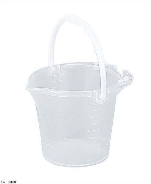 トンボ 便利バケツ 透明 目盛り付 10型 洗車や園芸作業にも便利なバケツ拍卖