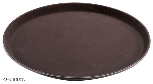 CAMBRO(キャンブロ) 丸型ノンスリップトレー(ブラウン)拍卖