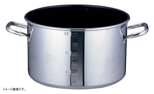 TKG パワー・デンジ アルファ 半寸胴鍋 39cm(蓋無)目盛付 AHV9307拍卖