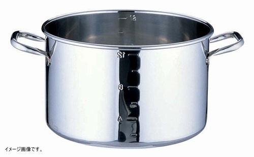 TKG パワー・デンジ半寸胴鍋 目盛付 蓋無 21cm AHV8921拍卖