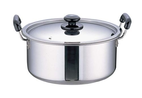 SAステンレス プラ柄 厚板実用鍋 39cm (AZT0739)拍卖