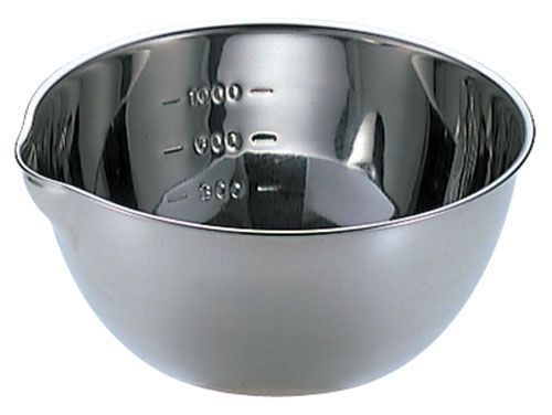 18-8 手なし片口ボール 目盛付 大 (ABC19001)拍卖