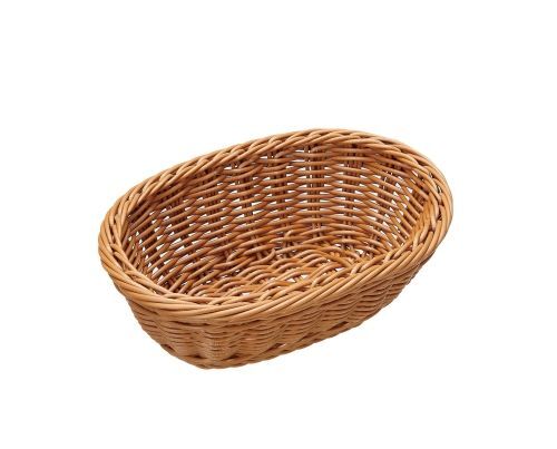 樹脂バスケット 小判型 茶 91-068B (WBS7604)拍卖