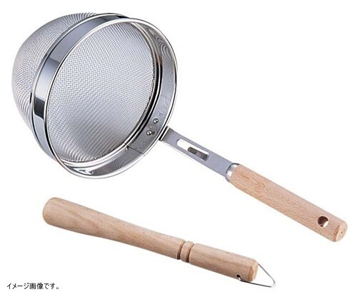 タケコシ 18-8 木柄万能こし(16メッシュ) 大 BKS0401拍卖