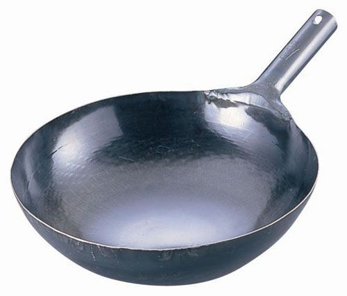 山田 鉄 打出片手中華鍋(板厚1.2mm) 39cm (ATY9139)拍卖