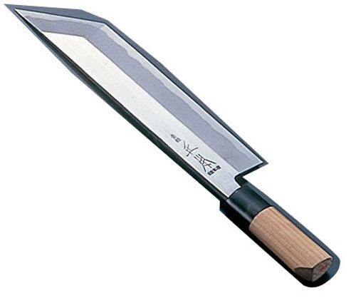 正本 本霞・玉白鋼 鰻サキ庖丁 19.5cm (AMS42019)拍卖