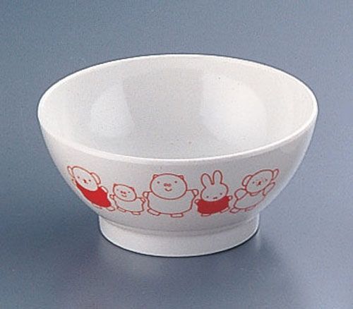 メラミンお子様用弁当シリーズ ミッフィー CM-7P 飯椀(身) (RMSL201)拍卖