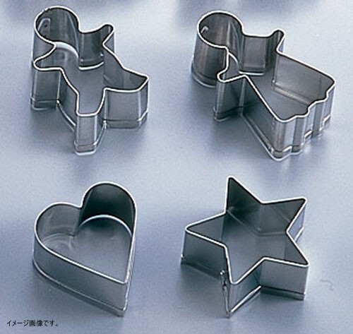 クッキー抜き型セット 男の子、女の子セット(4個セット) No.2124拍卖