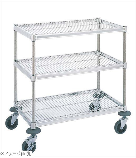 サイドテーブルワゴン W1型 スチール仕様 W1A-P6106拍卖