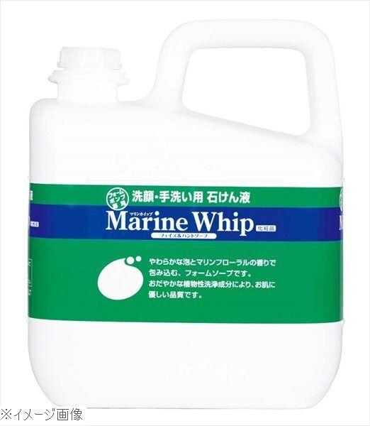 洗顔手洗い用石けん液 マリンホイップ 5kg 23489拍卖