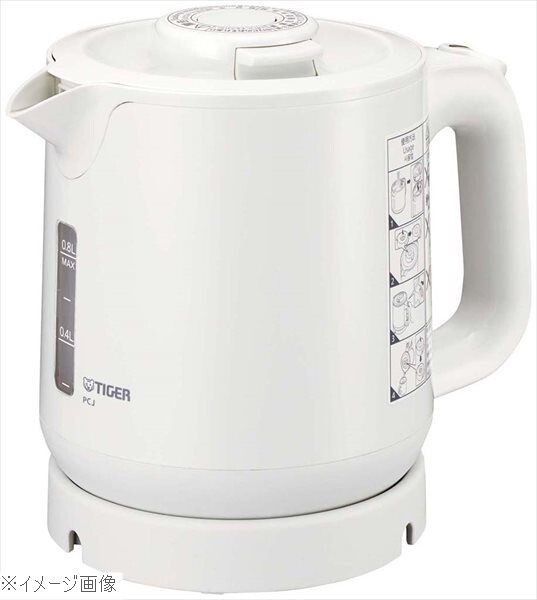 タイガー 蒸気レス 電気ケトル PCJ-H081(W)ホワイト拍卖