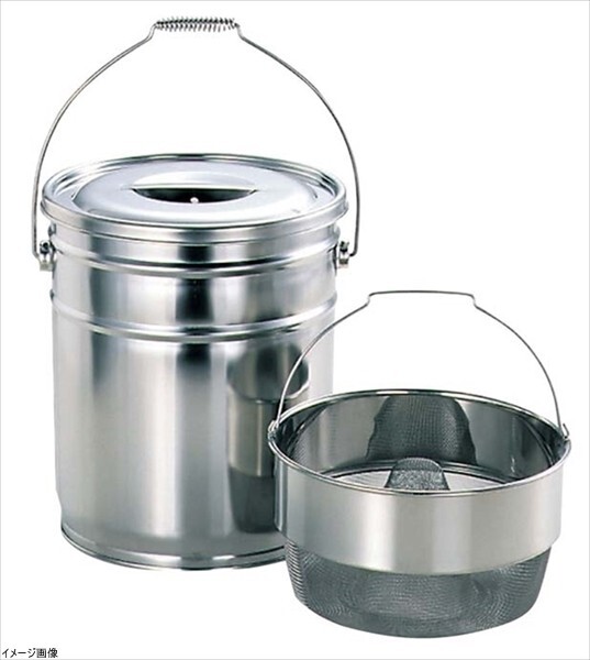 ミネックスメタル ステンバケット2 とんがり 中目 18L V-1313B拍卖