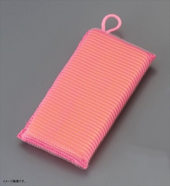 ワコー 【業務用】 ワコーストロング タフネットスポンジ (5個入)ピンク <JTH0101>拍卖