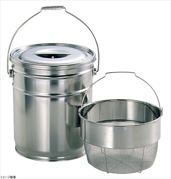 18-8 バケット2(洗いカゴ付)15L 中目 MSD-1520拍卖