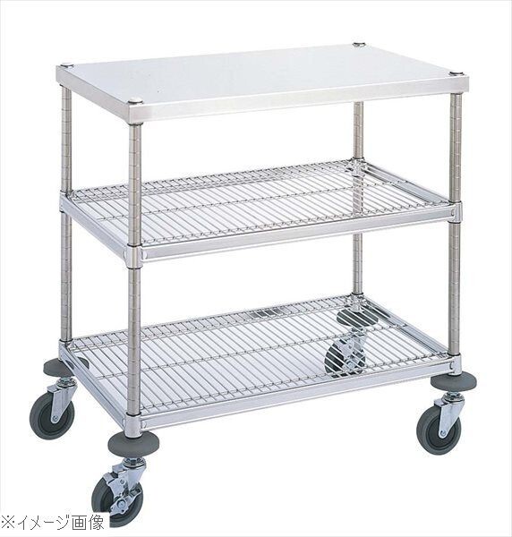 ワークテーブルワゴン W3型 18-8(ステンレス) W3A-S6107拍卖