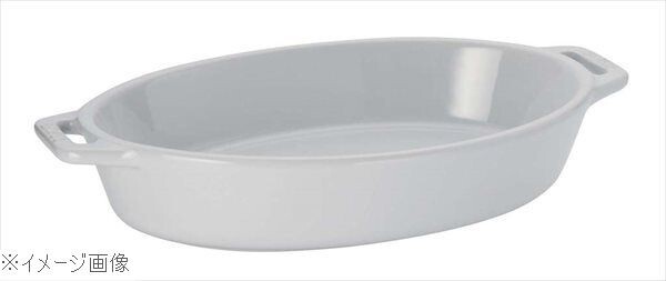 ストウブ セラミック オーバルディッシュ 23cm ホワイト 40508-603拍卖