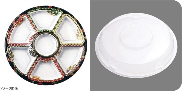 丸型オードブル 友禅セット TOM-420-2(10入)拍卖